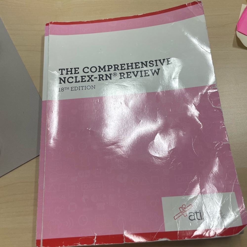 ATI Comprehensive Pink Review Book 18th edition